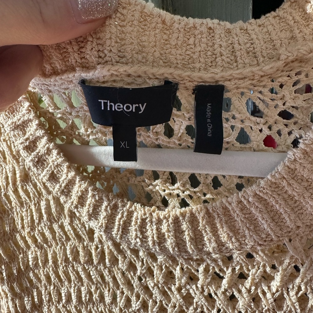 Theory open knit sweater